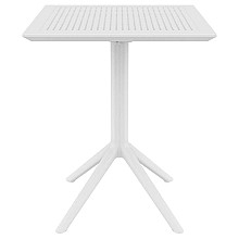 SKY WHITE 60Χ60X74εκ. ΤΡΑΠΕΖΙ ΠΤΥΣ/ΝΟ ΠΟΛ/ΝΙΟΥ  SKY WHITE 60Χ60X74εκ. ΤΡΑΠΕΖΙ ΠΤΥΣ/ΝΟ ΠΟΛ/ΝΙΟΥ