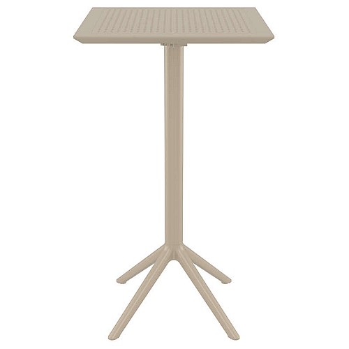SKY TAUPE BAR 60Χ60Χ108εκ.ΠΤΥΣ/ΝΟ ΤΡΑΠ. ΠΟΛ/ΝΙΟΥ SKY TAUPE BAR 60Χ60Χ108εκ.ΠΤΥΣ/ΝΟ ΤΡΑΠ. ΠΟΛ/ΝΙΟΥ,΄Μπάρ τραπέζια,Έπιπλα Εξωτερικού Χώρου