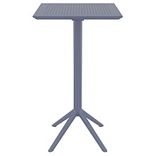 SKY DARK GREY BAR 60Χ60Χ108εκ.ΠΤΥΣ/ΝΟ ΤΡΑΠ. ΠΟΛ/ΝΙΟΥ  SKY DARK GREY BAR 60Χ60Χ108εκ.ΠΤΥΣ/ΝΟ ΤΡΑΠ. ΠΟΛ/ΝΙΟΥ