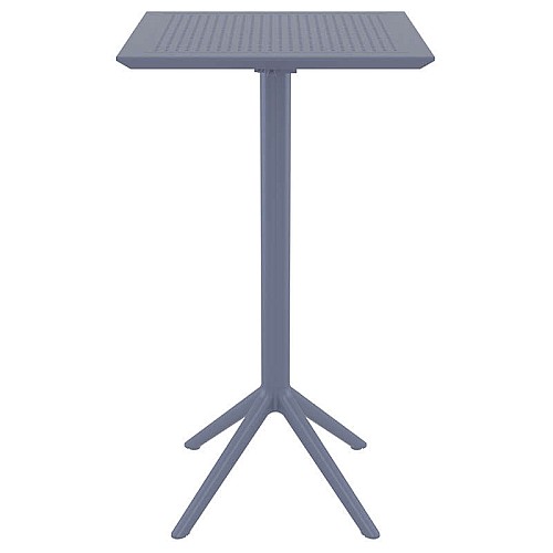 SKY DARK GREY BAR 60Χ60Χ108εκ.ΠΤΥΣ/ΝΟ ΤΡΑΠ. ΠΟΛ/ΝΙΟΥ SKY DARK GREY BAR 60Χ60Χ108εκ.ΠΤΥΣ/ΝΟ ΤΡΑΠ. ΠΟΛ/ΝΙΟΥ,΄Μπάρ τραπέζια,Έπιπλα Εξωτερικού Χώρου