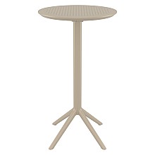 SKY TAUPE BAR Φ60Χ108εκ.ΠΤΥΣ/ΝΟ ΤΡΑΠ. ΠΟΛ/ΝΙΟΥ  SKY TAUPE BAR Φ60Χ108εκ.ΠΤΥΣ/ΝΟ ΤΡΑΠ. ΠΟΛ/ΝΙΟΥ