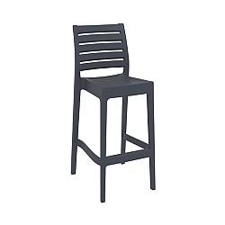 ARES ΣΚΑΜΠΟ ΜΠΑΡ75εκ. DARK GREY ΠΟΛ/ΝΙΟΥ ARES ΣΚΑΜΠΟ ΜΠΑΡ75εκ. DARK GREY ΠΟΛ/ΝΙΟΥ