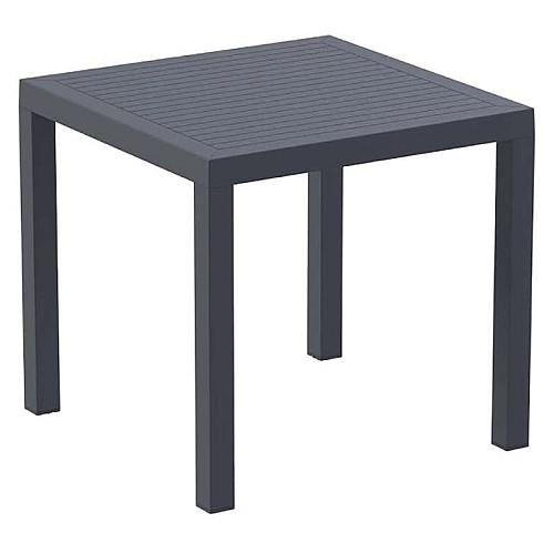 ARES ΤΡΑΠΕΖΙ 80Χ80Χ75εκ. DARK GREY ΠΟΛ/ΝΙΟΥ ARES ΤΡΑΠΕΖΙ 80Χ80Χ75εκ. DARK GREY ΠΟΛ/ΝΙΟΥ,Έπιπλα κήπου > Τραπέζια κήπου,Έπιπλα κήπου