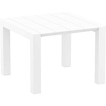 VEGAS WHITE 100X100/140Χ75εκ. ΕΠΕΚΤ.ΤΡΑΠΕΖΙ ΠΟΛ/ΝΙΟΥ  VEGAS WHITE 100X100/140Χ75εκ. ΕΠΕΚΤ.ΤΡΑΠΕΖΙ ΠΟΛ/ΝΙΟΥ