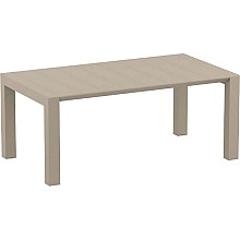 VEGAS TAUPE 100X180/220Χ75εκ. ΕΠΕΚΤ.ΤΡΑΠΕΖΙ ΠΟΛ/ΝΙΟΥ  VEGAS TAUPE 100X180/220Χ75εκ. ΕΠΕΚΤ.ΤΡΑΠΕΖΙ ΠΟΛ/ΝΙΟΥ