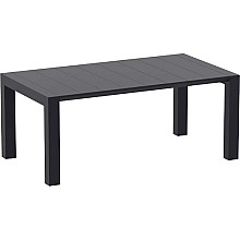 VEGAS BLACK 100X180/220Χ75εκ. ΕΠΕΚΤ.ΤΡΑΠΕΖΙ ΠΟΛ/ΝΙΟΥ  VEGAS BLACK 100X180/220Χ75εκ. ΕΠΕΚΤ.ΤΡΑΠΕΖΙ ΠΟΛ/ΝΙΟΥ