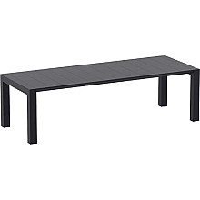 VEGAS BLACK 100X260/300Χ75εκ. ΕΠΕΚΤ.ΤΡΑΠΕΖΙ ΠΟΛ/ΝΙΟΥ  VEGAS BLACK 100X260/300Χ75εκ. ΕΠΕΚΤ.ΤΡΑΠΕΖΙ ΠΟΛ/ΝΙΟΥ