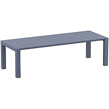 VEGAS DARK GREY 100X260/300Χ75εκ. ΕΠΕΚΤ.ΤΡΑΠΕΖΙ ΠΟΛ/ΝΙΟΥ  VEGAS DARK GREY 100X260/300Χ75εκ. ΕΠΕΚΤ.ΤΡΑΠΕΖΙ ΠΟΛ/ΝΙΟΥ