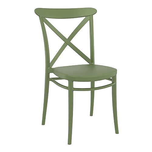 CROSS ΚΑΡΕΚΛΑ OLIVE GREEN ΠΟΛ/ΝΙΟΥ CROSS ΚΑΡΕΚΛΑ OLIVE GREEN ΠΟΛ/ΝΙΟΥ,Έπιπλα κήπου > Πολυθρόνες - Καρέκλες κήπου,Έπιπλα κήπου