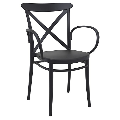 CROSS XL BLACK ΠΟΛΥΘΡΟΝΑ ΠΟΛ/ΝΙΟΥ CROSS XL BLACK ΠΟΛΥΘΡΟΝΑ ΠΟΛ/ΝΙΟΥ,Έπιπλα κήπου > Πολυθρόνες - Καρέκλες κήπου,Έπιπλα κήπου