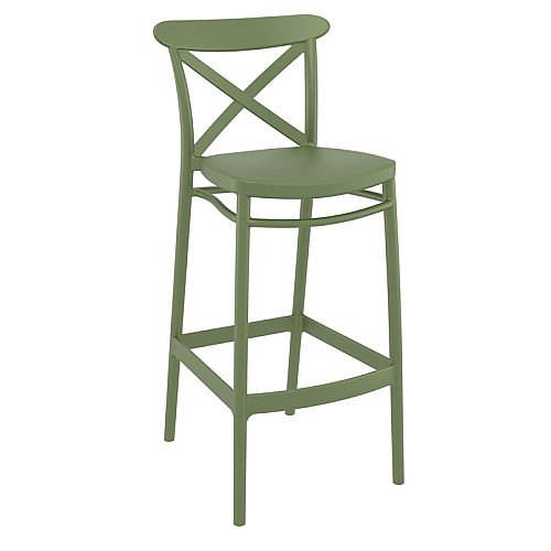 CROSS 75εκ. ΣΚΑΜΠΟ OLIVE GREEN ΠΟΛ/ΝΙΟΥ CROSS 75εκ. ΣΚΑΜΠΟ OLIVE GREEN ΠΟΛ/ΝΙΟΥ,Έπιπλα κήπου > Σκαμπώ κήπου,Έπιπλα κήπου