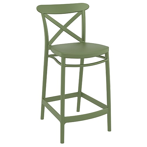 CROSS 65εκ. ΣΚΑΜΠΟ OLIVE GREEN ΠΟΛ/ΝΙΟΥ CROSS 65εκ. ΣΚΑΜΠΟ OLIVE GREEN ΠΟΛ/ΝΙΟΥ,Έπιπλα κήπου > Σκαμπώ κήπου,Έπιπλα κήπου