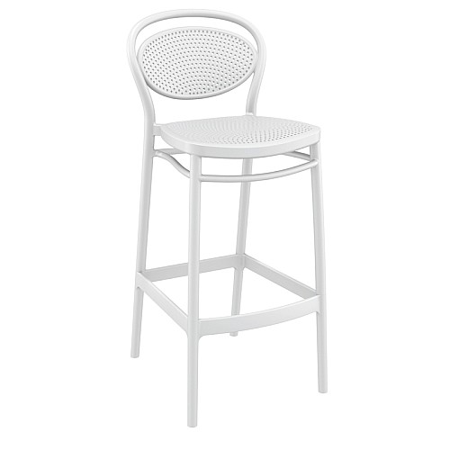 MARCEL 75εκ. ΣΚΑΜΠΟ WHITE ΠΟΛ/ΝΙΟΥ MARCEL 75εκ. ΣΚΑΜΠΟ WHITE ΠΟΛ/ΝΙΟΥ,Έπιπλα κήπου > Σκαμπώ κήπου,Έπιπλα κήπου
