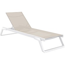 TROPIC ΞΑΠΛΩΣΤΡΑ WHITE/TAUPE ΑΛΟΥΜ-ΠΟΛ/ΝΙΟΥ 