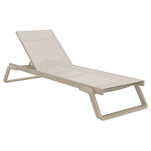 TROPIC ΞΑΠΛΩΣΤΡΑ TAUPE/TAUPE ΑΛΟΥΜ-ΠΟΛ/ΝΙΟΥ,Ξαπλώστρες,Έπιπλα κήπου