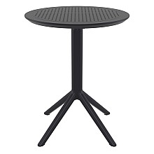 SKY BLACK Φ60X74εκ. ΤΡΑΠΕΖΙ ΠΤΥΣ/ΝΟ ΠΟΛ/ΝΙΟΥ  SKY BLACK Φ60X74εκ. ΤΡΑΠΕΖΙ ΠΤΥΣ/ΝΟ ΠΟΛ/ΝΙΟΥ