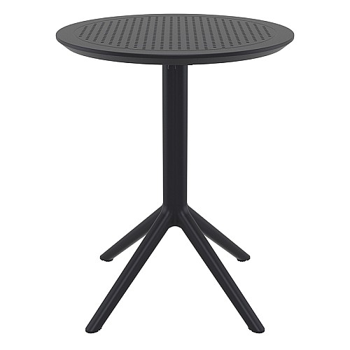 SKY BLACK Φ60X74εκ. ΤΡΑΠΕΖΙ ΠΤΥΣ/ΝΟ ΠΟΛ/ΝΙΟΥ SKY BLACK Φ60X74εκ. ΤΡΑΠΕΖΙ ΠΤΥΣ/ΝΟ ΠΟΛ/ΝΙΟΥ,Έπιπλα κήπου > Τραπέζια κήπου,Έπιπλα κήπου
