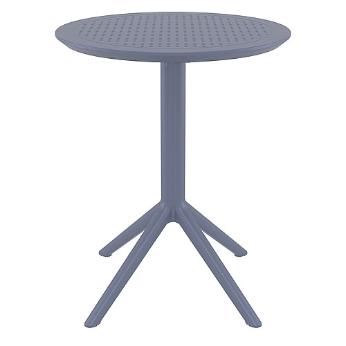 SKY DARK GREY Φ60X74εκ. ΤΡΑΠΕΖΙ ΠΤΥΣ/ΝΟ ΠΟΛ/ΝΙΟΥ SKY DARK GREY Φ60X74εκ. ΤΡΑΠΕΖΙ ΠΤΥΣ/ΝΟ ΠΟΛ/ΝΙΟΥ,Έπιπλα κήπου > Τραπέζια κήπου,Έπιπλα κήπου