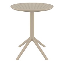 SKY TAUPE Φ60X74εκ. ΤΡΑΠΕΖΙ ΠΤΥΣ/ΝΟ ΠΟΛ/ΝΙΟΥ  SKY TAUPE Φ60X74εκ. ΤΡΑΠΕΖΙ ΠΤΥΣ/ΝΟ ΠΟΛ/ΝΙΟΥ