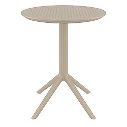 SKY TAUPE Φ60X74εκ. ΤΡΑΠΕΖΙ ΠΤΥΣ/ΝΟ ΠΟΛ/ΝΙΟΥ SKY TAUPE Φ60X74εκ. ΤΡΑΠΕΖΙ ΠΤΥΣ/ΝΟ ΠΟΛ/ΝΙΟΥ