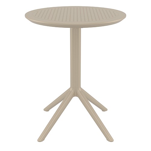 SKY TAUPE Φ60X74εκ. ΤΡΑΠΕΖΙ ΠΤΥΣ/ΝΟ ΠΟΛ/ΝΙΟΥ SKY TAUPE Φ60X74εκ. ΤΡΑΠΕΖΙ ΠΤΥΣ/ΝΟ ΠΟΛ/ΝΙΟΥ,Έπιπλα κήπου > Τραπέζια κήπου,Έπιπλα κήπου