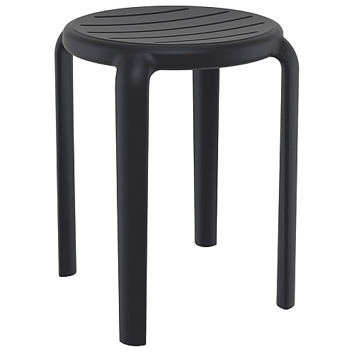 TOM 45εκ. ΣΚΑΜΠΟ BLACK ΠΟΛ/ΝΙΟΥ TOM 45εκ. ΣΚΑΜΠΟ BLACK ΠΟΛ/ΝΙΟΥ,Έπιπλα κήπου > Σκαμπώ κήπου,Έπιπλα κήπου