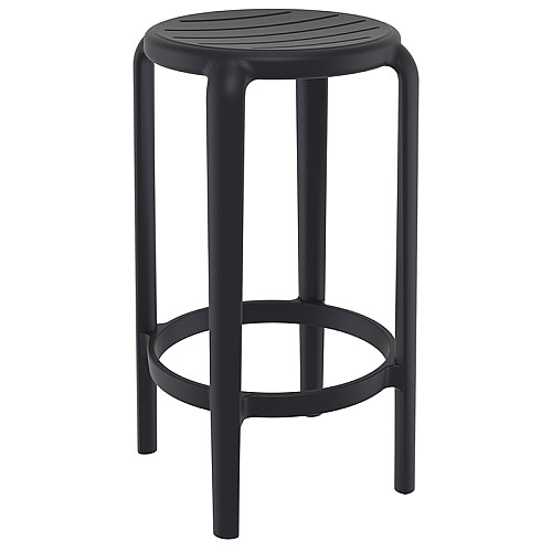 TOM 65εκ. ΣΚΑΜΠΟ BLACK ΠΟΛ/ΝΙΟΥ TOM 65εκ. ΣΚΑΜΠΟ BLACK ΠΟΛ/ΝΙΟΥ,Έπιπλα κήπου > Σκαμπώ κήπου,Έπιπλα κήπου