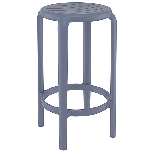 TOM 65εκ. ΣΚΑΜΠΟ DARK GREY ΠΟΛ/ΝΙΟΥ TOM 65εκ. ΣΚΑΜΠΟ DARK GREY ΠΟΛ/ΝΙΟΥ,Έπιπλα κήπου > Σκαμπώ κήπου,Έπιπλα κήπου