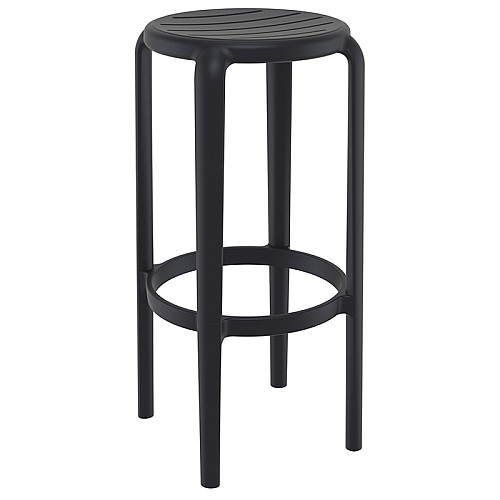 TOM 75εκ. ΣΚΑΜΠΟ BLACK ΠΟΛ/ΝΙΟΥ TOM 75εκ. ΣΚΑΜΠΟ BLACK ΠΟΛ/ΝΙΟΥ,Έπιπλα κήπου > Σκαμπώ κήπου,Έπιπλα κήπου