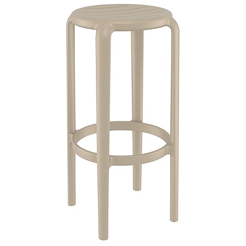 TOM 75εκ. ΣΚΑΜΠΟ TAUPE ΠΟΛ/ΝΙΟΥ TOM 75εκ. ΣΚΑΜΠΟ TAUPE ΠΟΛ/ΝΙΟΥ,Έπιπλα κήπου > Σκαμπώ κήπου,Έπιπλα κήπου