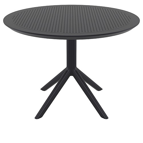 SKY BLACK Φ105X74εκ. ΤΡΑΠΕΖΙ ΠΟΛ/ΝΙΟΥ SKY BLACK Φ105X74εκ. ΤΡΑΠΕΖΙ ΠΟΛ/ΝΙΟΥ,Έπιπλα κήπου > Τραπέζια κήπου,Έπιπλα κήπου
