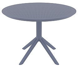 SKY DARK GREY Φ105X74εκ. ΤΡΑΠΕΖΙ ΠΟΛ/ΝΙΟΥ SKY DARK GREY Φ105X74εκ. ΤΡΑΠΕΖΙ ΠΟΛ/ΝΙΟΥ