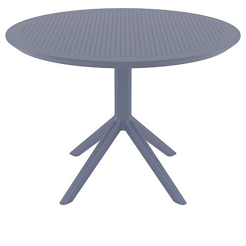 SKY DARK GREY Φ105X74εκ. ΤΡΑΠΕΖΙ ΠΟΛ/ΝΙΟΥ SKY DARK GREY Φ105X74εκ. ΤΡΑΠΕΖΙ ΠΟΛ/ΝΙΟΥ,Έπιπλα κήπου > Τραπέζια κήπου,Έπιπλα κήπου