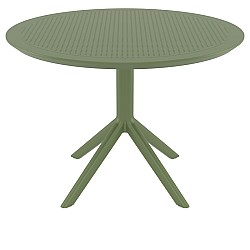 SKY OLIVE GREEN Φ105X74εκ. ΤΡΑΠΕΖΙ ΠΟΛ/ΝΙΟΥ SKY OLIVE GREEN Φ105X74εκ. ΤΡΑΠΕΖΙ ΠΟΛ/ΝΙΟΥ