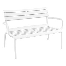 PARIS ΚΑΝΑΠΕΣ WHITE 116X70X75εκ. ΠΟΛ/ΝΙΟΥ  PARIS ΚΑΝΑΠΕΣ WHITE 116X70X75εκ. ΠΟΛ/ΝΙΟΥ