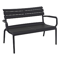 PARIS ΚΑΝΑΠΕΣ BLACK 116X70X75εκ. ΠΟΛ/ΝΙΟΥ PARIS ΚΑΝΑΠΕΣ BLACK 116X70X75εκ. ΠΟΛ/ΝΙΟΥ