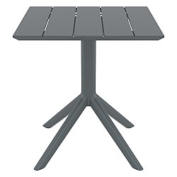PARIS DARK GREY 70X70X74εκ. ΤΡΑΠΕΖΙ ΠΟΛ/ΝΙΟΥ PARIS DARK GREY 70X70X74εκ. ΤΡΑΠΕΖΙ ΠΟΛ/ΝΙΟΥ