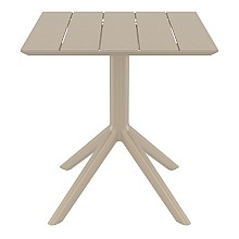 PARIS TAUPE 70X70X74εκ. ΤΡΑΠΕΖΙ ΠΟΛ/ΝΙΟΥ  PARIS TAUPE 70X70X74εκ. ΤΡΑΠΕΖΙ ΠΟΛ/ΝΙΟΥ