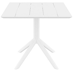 PARIS WHITE 80X80X74εκ. ΤΡΑΠΕΖΙ ΠΟΛ/ΝΙΟΥ PARIS WHITE 80X80X74εκ. ΤΡΑΠΕΖΙ ΠΟΛ/ΝΙΟΥ