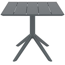 PARIS DARK GREY 80X80X74εκ. ΤΡΑΠΕΖΙ ΠΟΛ/ΝΙΟΥ PARIS DARK GREY 80X80X74εκ. ΤΡΑΠΕΖΙ ΠΟΛ/ΝΙΟΥ