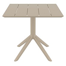 PARIS TAUPE 80X80X74εκ. ΤΡΑΠΕΖΙ ΠΟΛ/ΝΙΟΥ  PARIS TAUPE 80X80X74εκ. ΤΡΑΠΕΖΙ ΠΟΛ/ΝΙΟΥ
