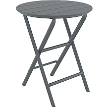 HELEN DARK GREY Φ60X74εκ. ΤΡΑΠΕΖΙ ΠΤΥΣ/ΝΟ ΠΟΛ/ΝΙΟΥ  HELEN DARK GREY Φ60X74εκ. ΤΡΑΠΕΖΙ ΠΤΥΣ/ΝΟ ΠΟΛ/ΝΙΟΥ
