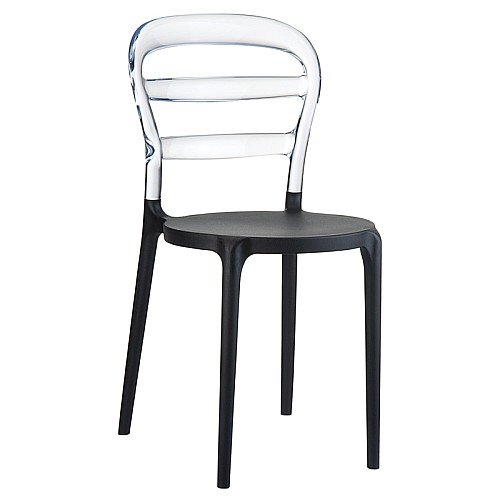 BIBI BLACK/CLEAR TRANSP.ΚΑΡΕΚΛΑ BIBI BLACK/CLEAR TRANSP.ΚΑΡΕΚΛΑ,Έπιπλα εσωτερικού χώρου > Καρέκλες - Πολυθρόνες τραπεζαρίας,Έπιπλα εσωτερικού χώρου
