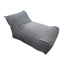 DEREK ΠΟΥΦ GREY ΥΦΑΣΜΑ 70X107X64εκ. 