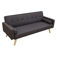 RONY BROWN/GREY ΥΦΑΣΜΑ ΚΑΝΑΠΕΣ-ΚΡΕΒΑΤΙ 179X80εκ.  RONY BROWN/GREY ΥΦΑΣΜΑ ΚΑΝΑΠΕΣ-ΚΡΕΒΑΤΙ 179X80εκ.