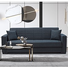 ROVER GREY ΥΦΑΣΜΑ 3ΘΕΣΙΟΣ ΚΑΝΑΠΕΣ/ΚΡΕΒΑΤΙ ΜΕ ΑΠΟΘ.ΧΩΡΟ 210X80εκ.  ROVER GREY ΥΦΑΣΜΑ 3ΘΕΣΙΟΣ ΚΑΝΑΠΕΣ/ΚΡΕΒΑΤΙ ΜΕ ΑΠΟΘ.ΧΩΡΟ 210X80εκ.