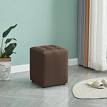 CUBE BROWN PU ΣΚΑΜΠΟ 35X35X42εκ.  CUBE BROWN PU ΣΚΑΜΠΟ 35X35X42εκ.