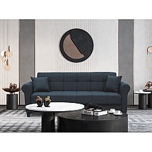 AZUR GREY ΥΦΑΣΜΑ 3ΘΕΣΙΟΣ ΚΑΝΑΠΕΣ/ΚΡΕΒΑΤΙ ΜΕ ΑΠΟΘ.ΧΩΡΟ 210X80εκ. 