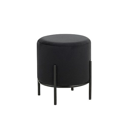BELLA/R ΣΚΑΜΠΟ BLACK VELVET ΥΦΑΣΜΑ Φ.35Χ38εκ.,Έπιπλα εσωτερικού χώρου > Σκαμπώ μπαρ,Έπιπλα εσωτερικού χώρου