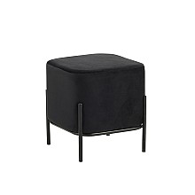 BELLA/S ΣΚΑΜΠΟ BLACK VELVET ΥΦΑΣΜΑ 36X36Χ38εκ. 